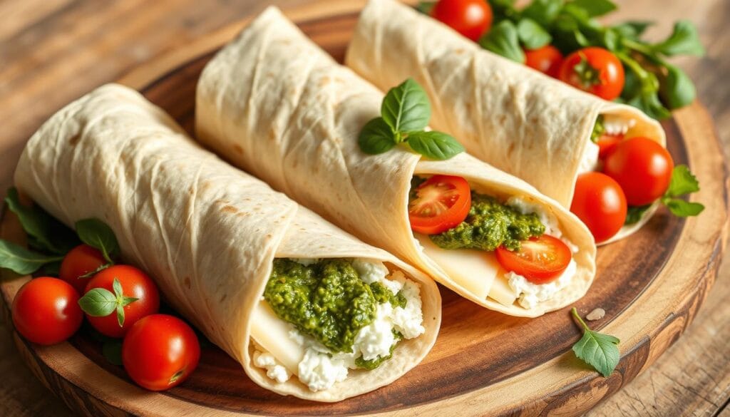 Cottage cheese wraps