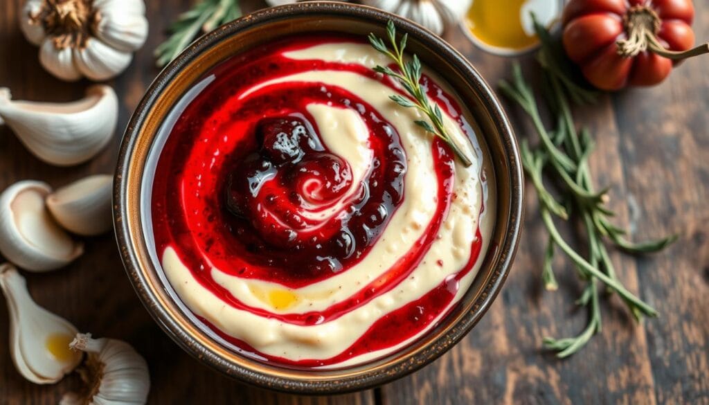 Jam infused aioli