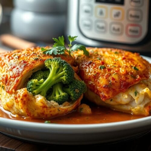 barber foods broccoli stuffed chicken instant pot recipe