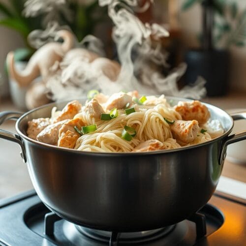 chicken long rice cooking