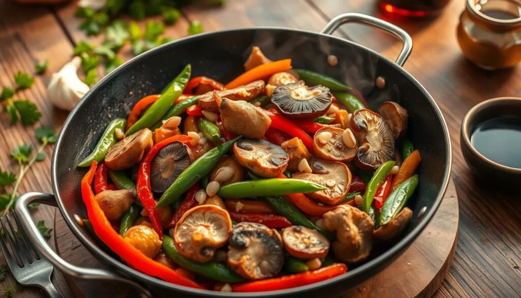 chicken of the woods stir-fry