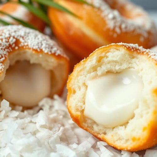 coconut cream filled donuts recipe