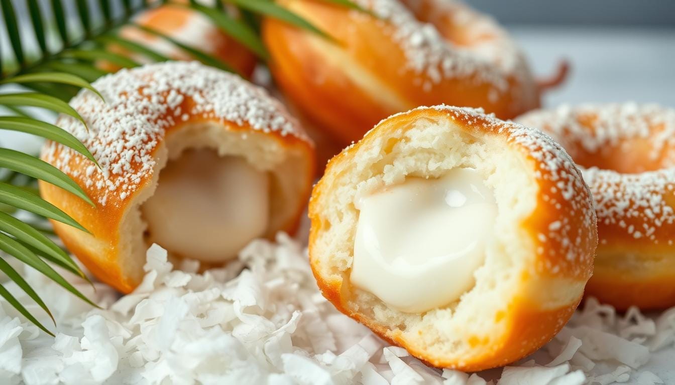 coconut cream filled donuts recipe