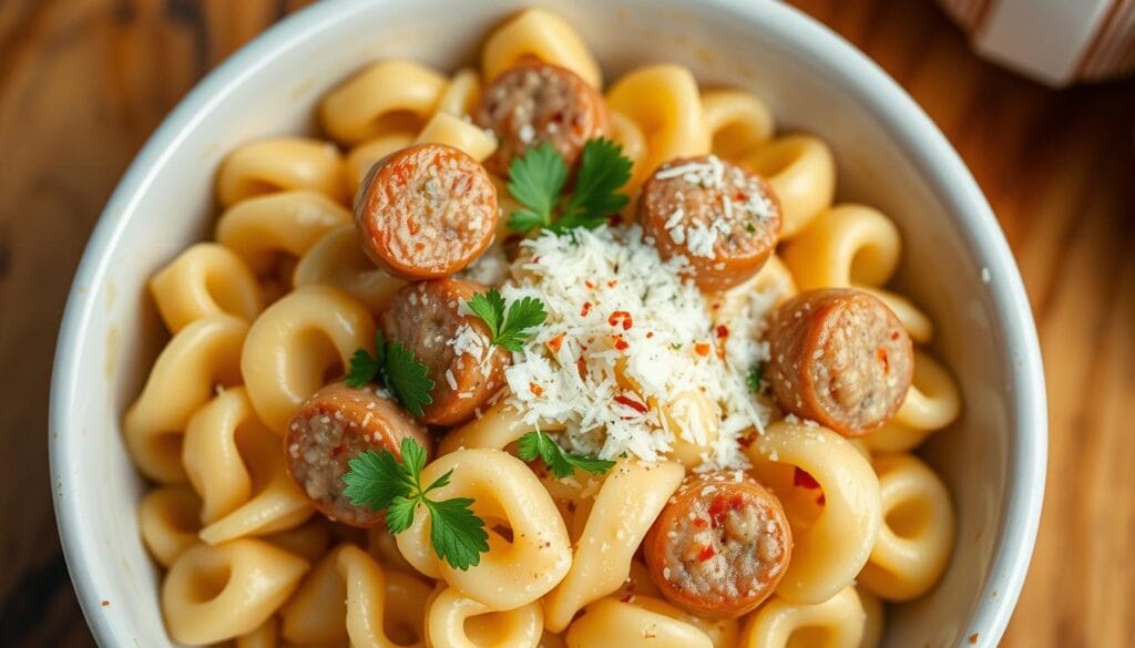 creamy ditalini sausage pasta