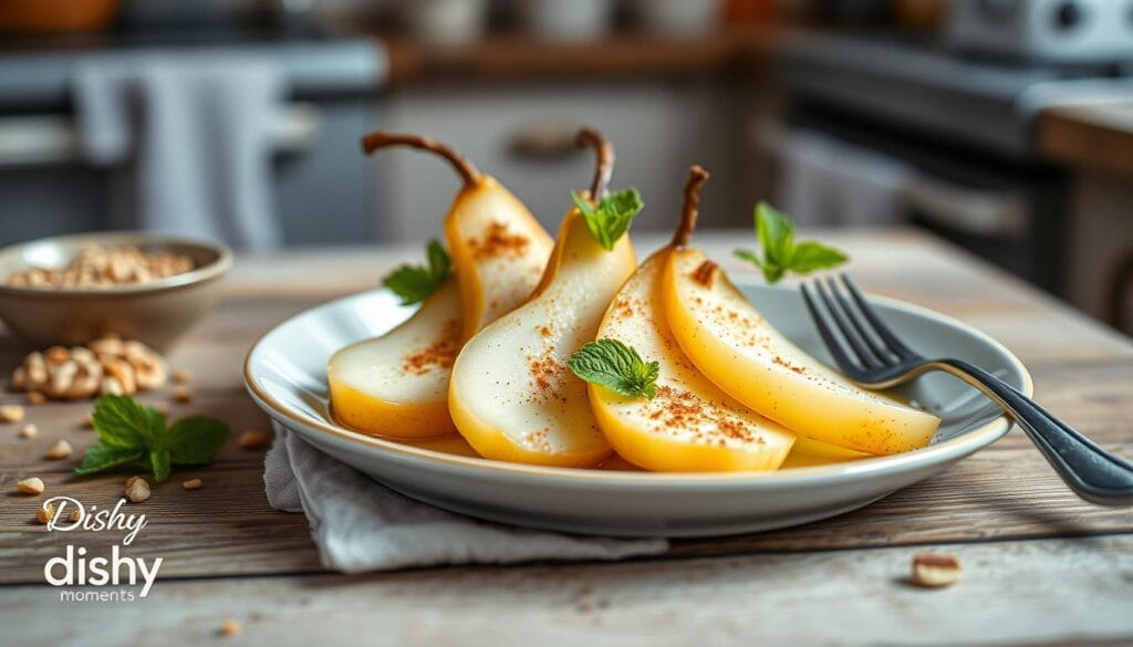 dairy free koogle pear dessert