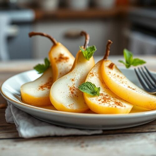 dairy free koogle pear dessert