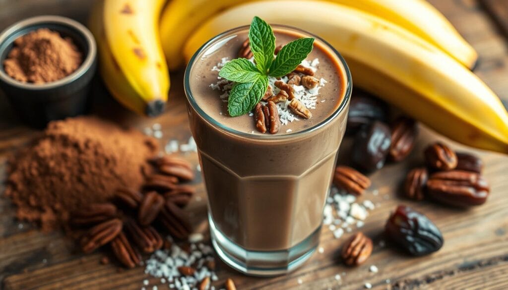 healthy german chocolate smoothie