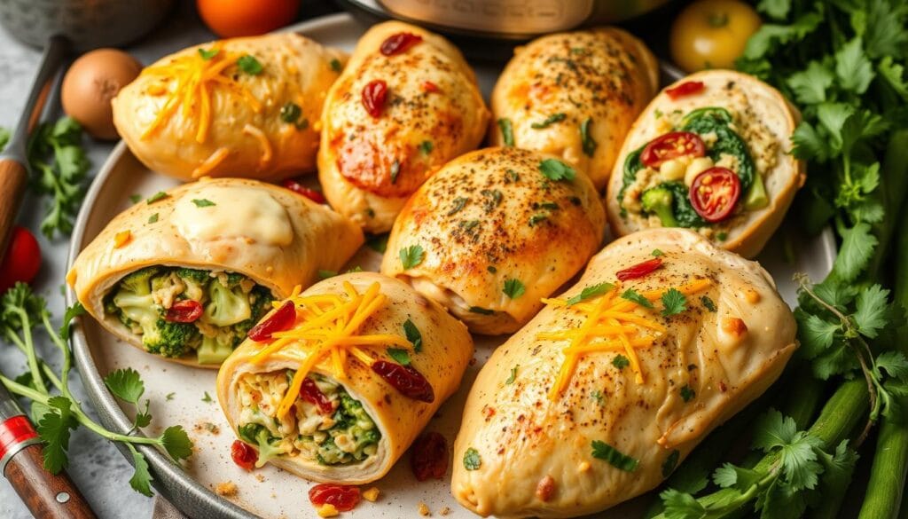 instant pot stuffed chicken variations