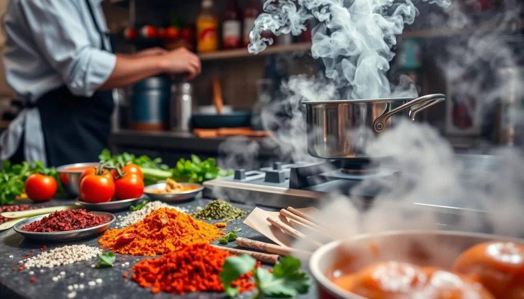 jhol sauce making