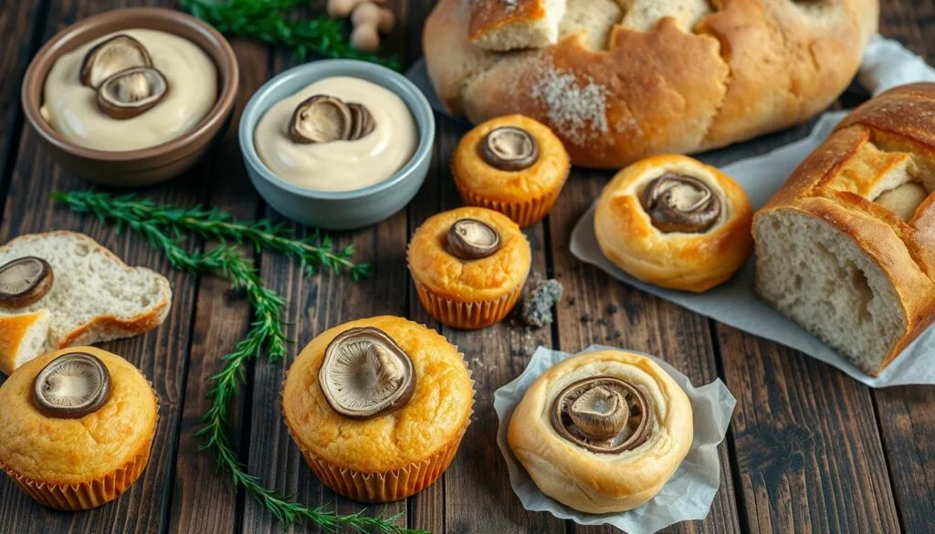 lion's mane mushroom baked goods