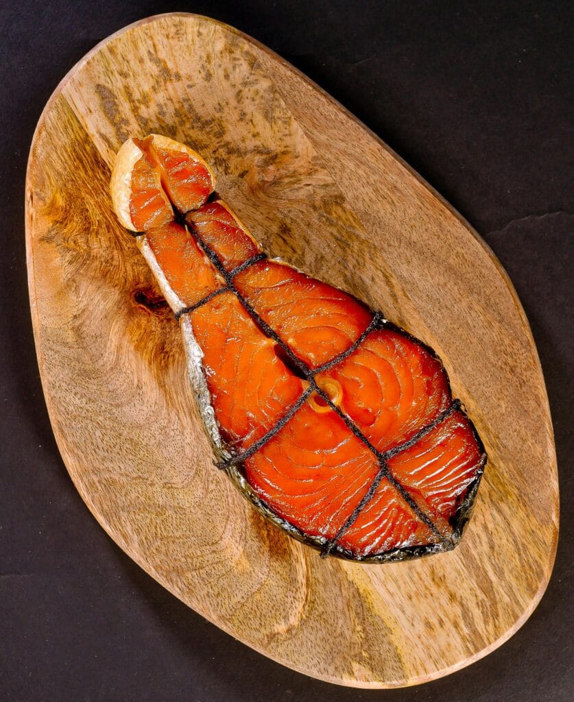 What is the ideal smoked salmon internal temp ?