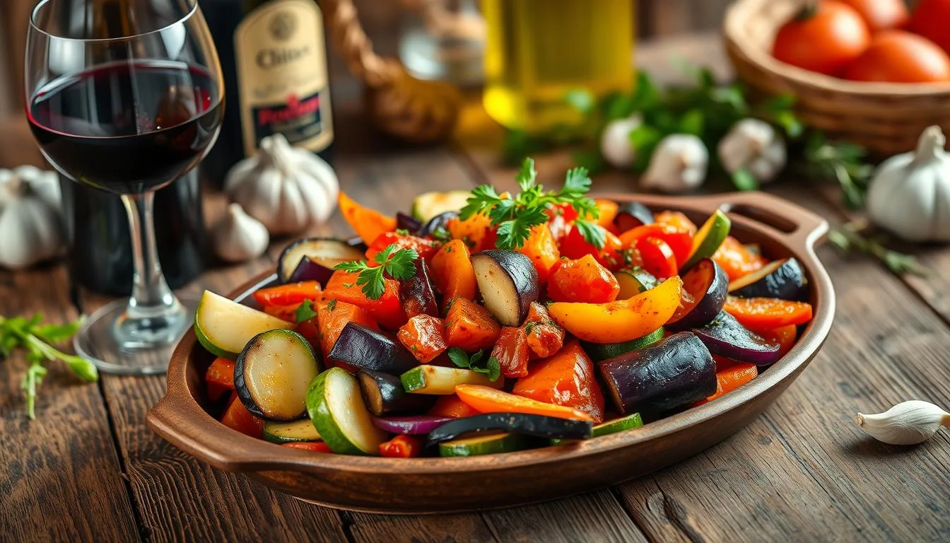 red wine in ratatouille recipe