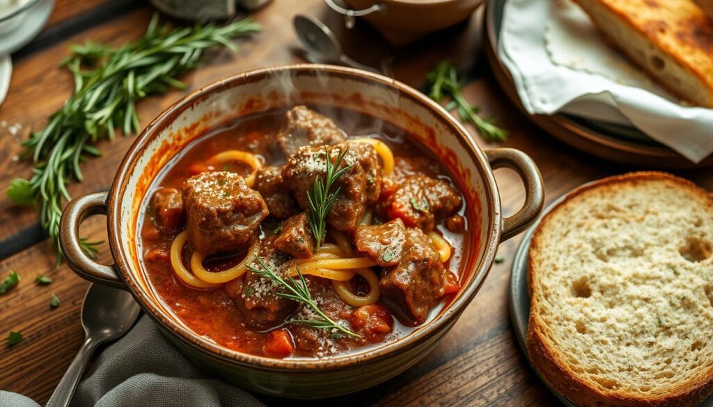 simmered lamb ragu