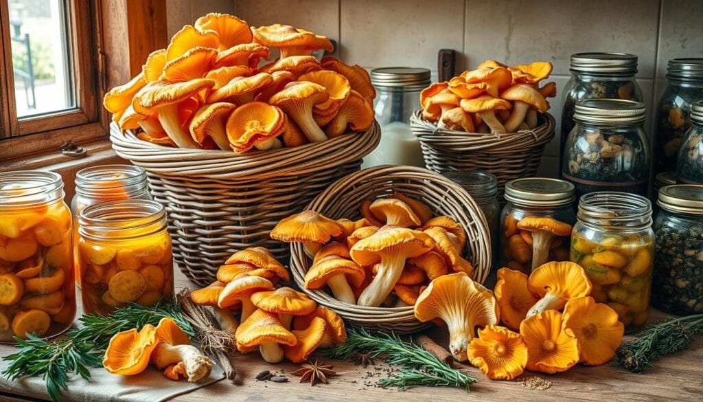 storing chicken of the woods