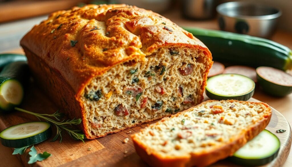 zucchini and sausage bread