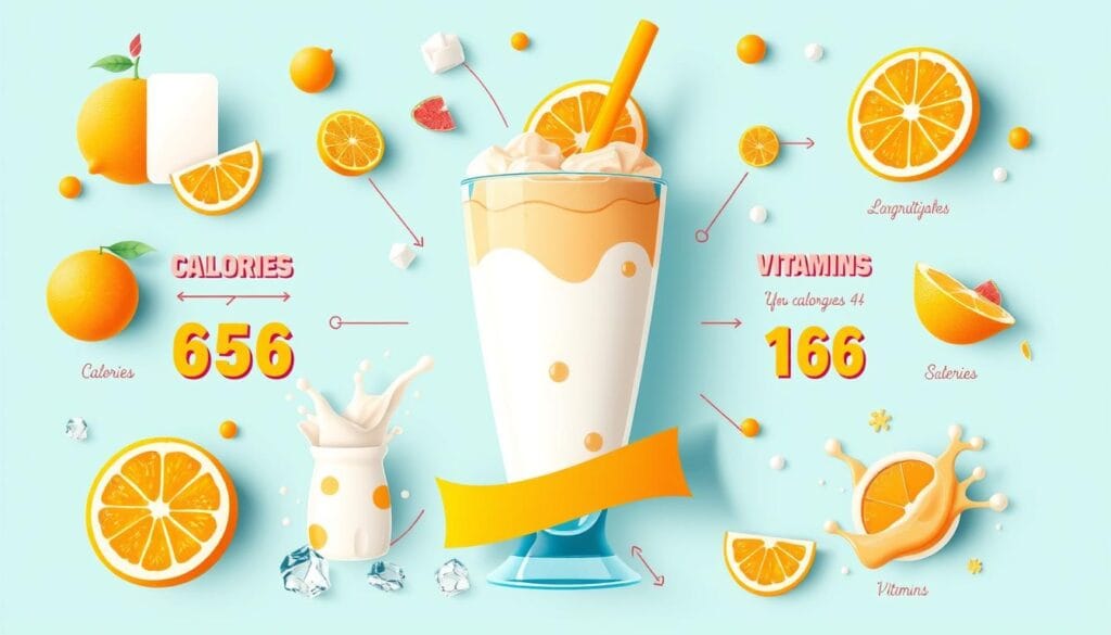 Nutritional Information for Orange Julius Milkshake