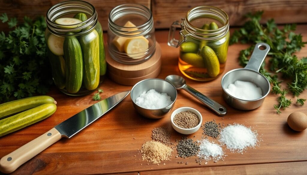 Pickle making tools