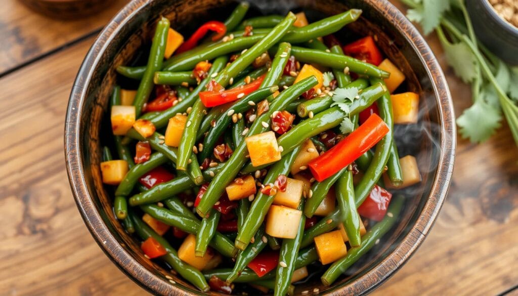 Stir-Fried Frozen Green Beans