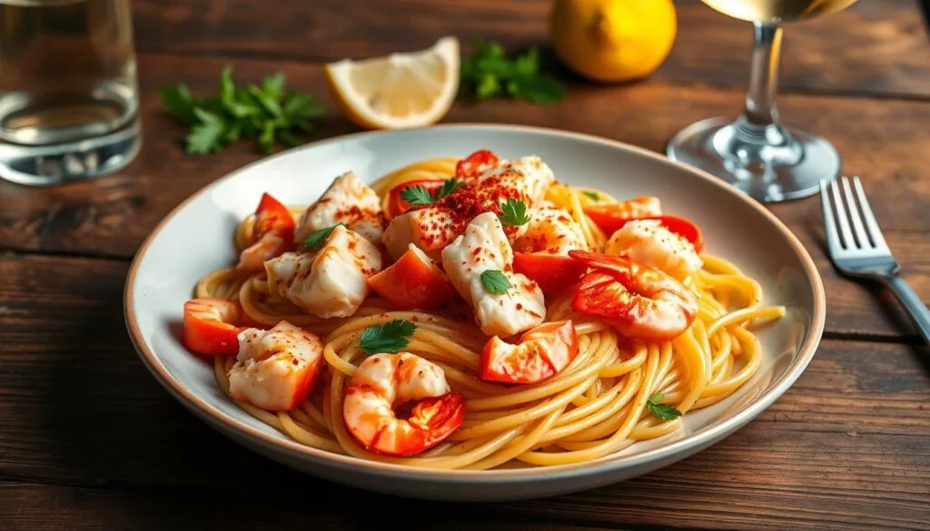 lobster linguine