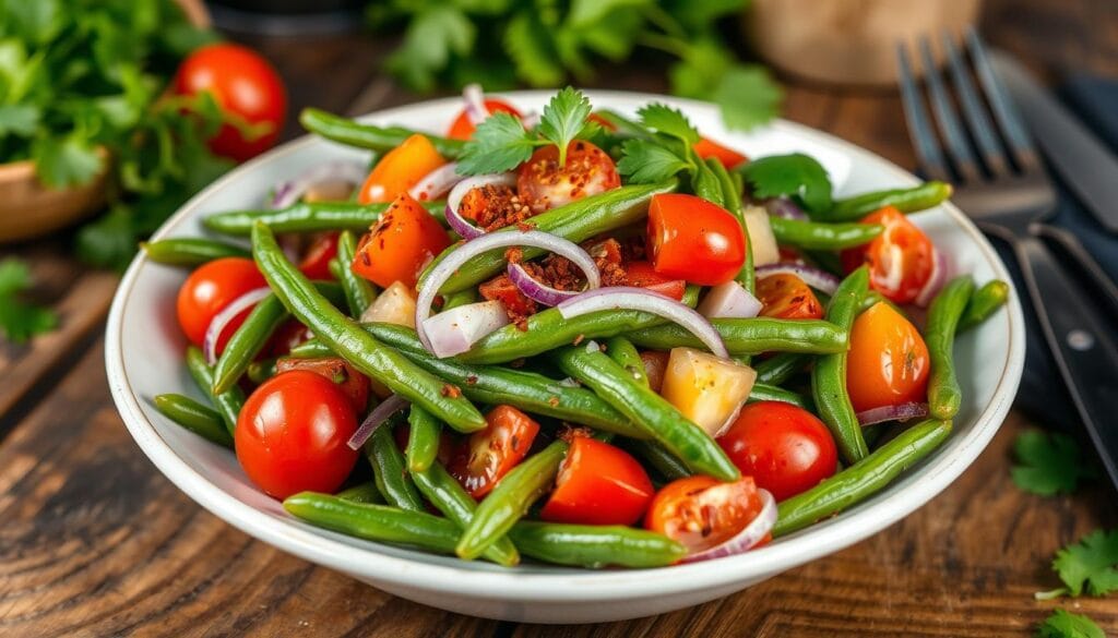 spicy green bean salad